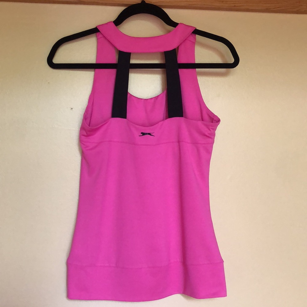 SlazengerTennis Tank Top w/ Shelf Bra “Hot Berry”